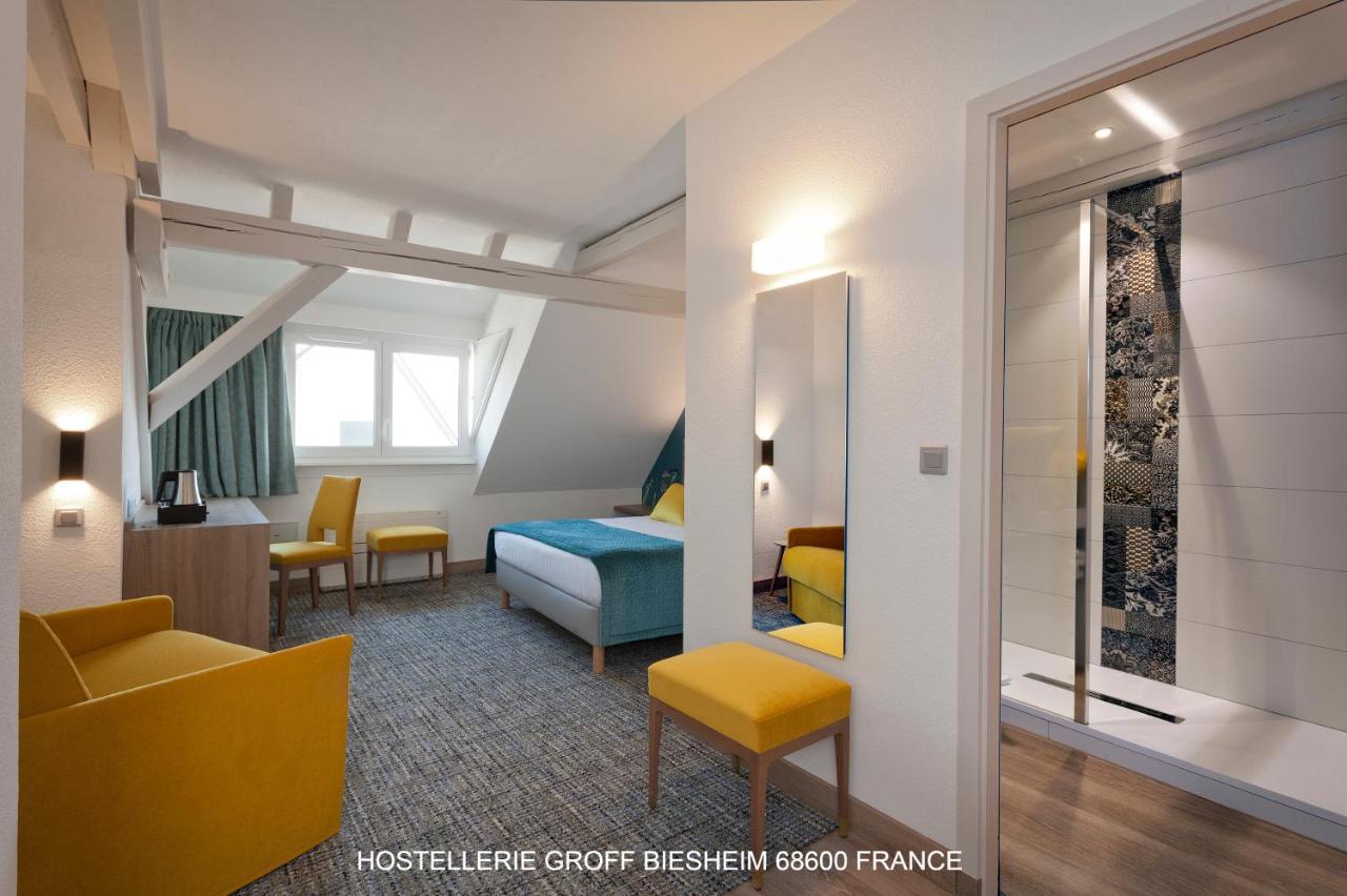 Aux Deux Clefs Hostellerie Groff Biesheim Екстер'єр фото