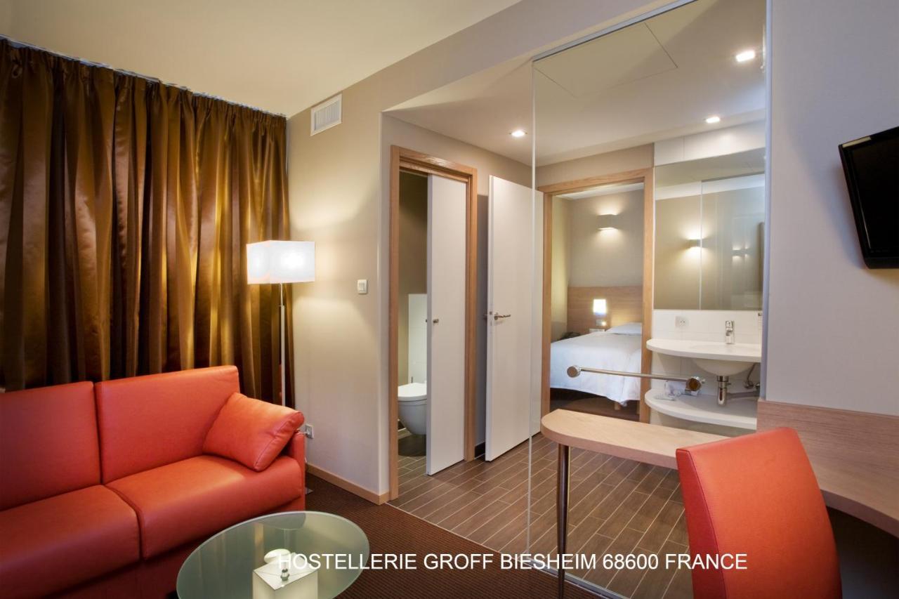 Aux Deux Clefs Hostellerie Groff Biesheim Екстер'єр фото