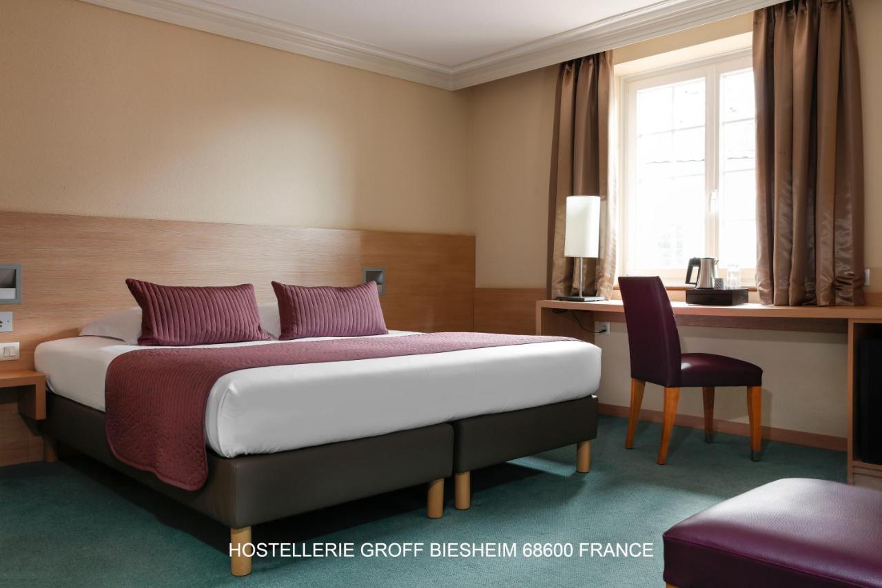 Aux Deux Clefs Hostellerie Groff Biesheim Екстер'єр фото